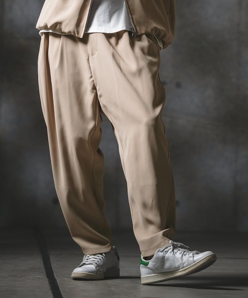 GLIMCLAP（グリムクラップ）の「mp14552-Relaxed Balloon Tapered Trousers テーパードパンツ(201-017-gls-cg)（その他パンツ・メンズ・ブラック/ベージュ/チャコール・L/M/S）」の16枚目の写真