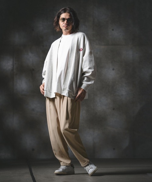 GLIMCLAP（グリムクラップ）の「mp14552-Relaxed Balloon Tapered Trousers テーパードパンツ(201-017-gls-cg)（その他パンツ・メンズ・ブラック/ベージュ/チャコール・L/M/S）」の20枚目の写真