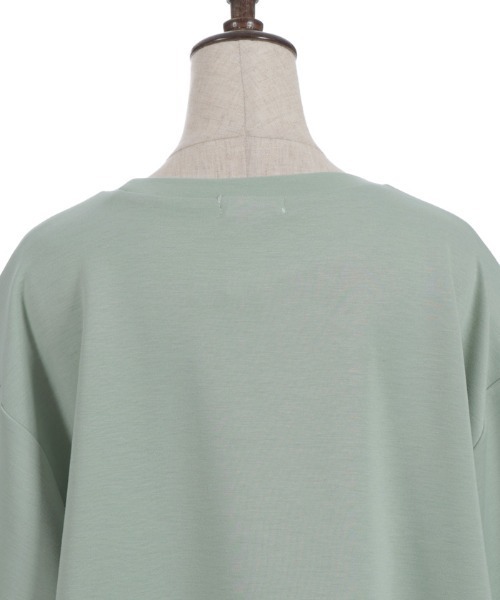 axes femme(アクシーズファム)の「ダンボールカットシア切替PO(Tシャツ/カットソー・レディース・ブラック/ミント/グレー・FREE)」の15枚目の写真