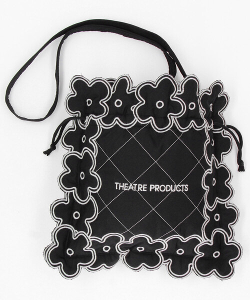 FREAK'S STORE(フリークスストア)の「THEATRE PRODUCTS × FREAK'S STORE/シアタープロダクツ 別注 配色ステッチ フラワー刺繍ショルダーバッグ(ショルダーバッグ・レディース・オフホワイト/ブラック・ONE SIZE)」の21枚目の写真