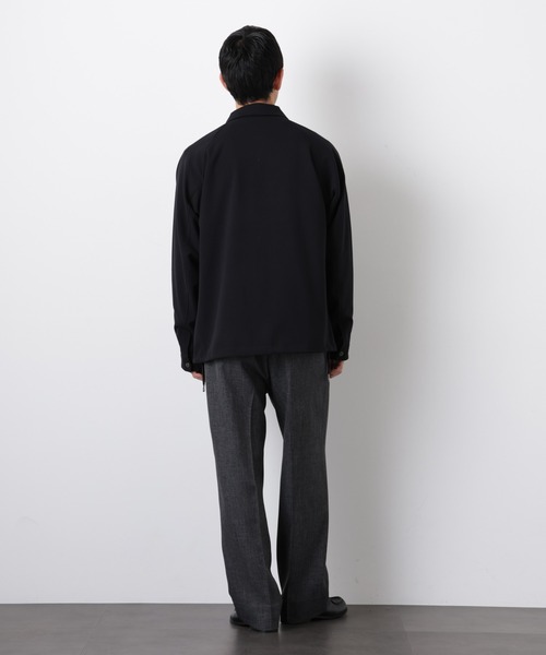 NANO universe（ナノユニバース）の「イタリアンドットリラックスコーチジャケット（ブルゾン・メンズ・その他1/チャコール/ブラック・M/L/S）」の10枚目の写真