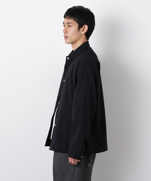 NANO universe（ナノユニバース）の「イタリアンドットリラックスコーチジャケット（ブルゾン・メンズ・その他1/チャコール/ブラック・M/L/S）」の5枚目の写真