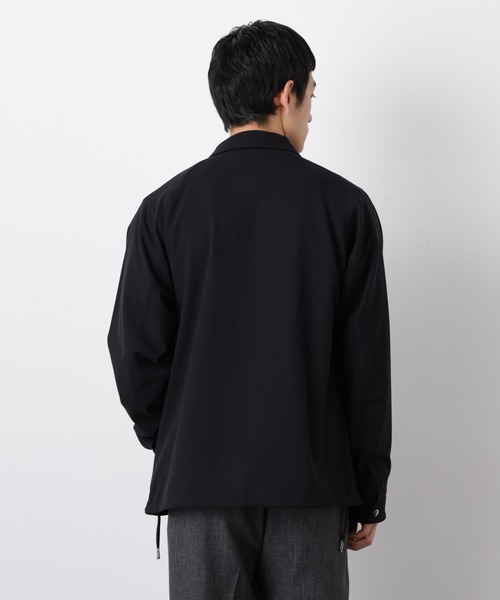 NANO universe（ナノユニバース）の「イタリアンドットリラックスコーチジャケット（ブルゾン・メンズ・その他1/チャコール/ブラック・M/L/S）」の6枚目の写真