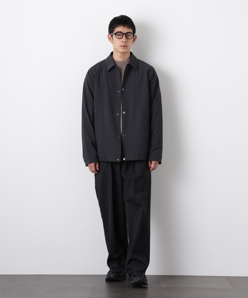 NANO universe（ナノユニバース）の「イタリアンドットリラックスコーチジャケット（ブルゾン・メンズ・その他1/チャコール/ブラック・M/L/S）」の22枚目の写真