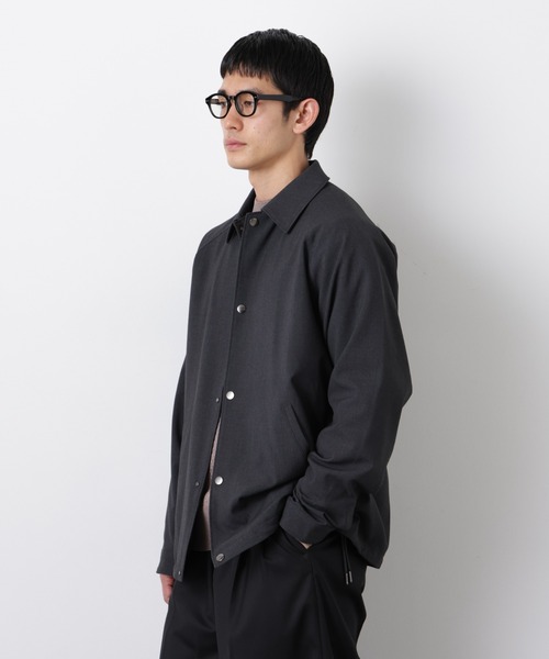 NANO universe（ナノユニバース）の「イタリアンドットリラックスコーチジャケット（ブルゾン・メンズ・その他1/チャコール/ブラック・M/L/S）」の19枚目の写真