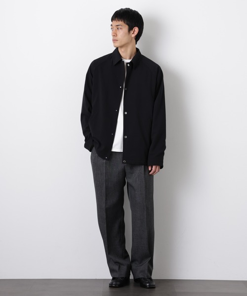 NANO universe（ナノユニバース）の「イタリアンドットリラックスコーチジャケット（ブルゾン・メンズ・その他1/チャコール/ブラック・M/L/S）」の8枚目の写真