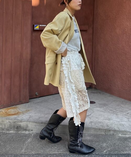 etsinta(エシンタ)の「【etsinta/エシンタ】レースパッチワークショーツINDIA(その他パンツ・レディース・アイボリー・ONE SIZE)」の20枚目の写真