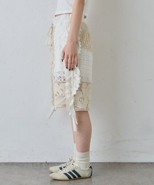 etsinta(エシンタ)の「【etsinta/エシンタ】レースパッチワークショーツINDIA(その他パンツ・レディース・アイボリー・ONE SIZE)」の22枚目の写真