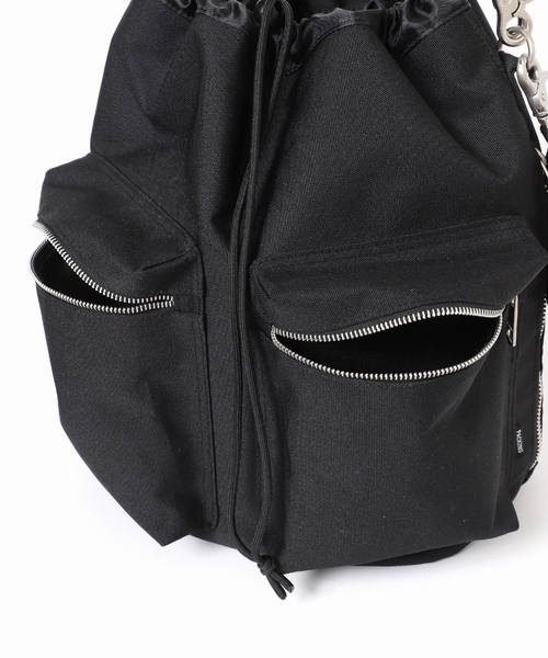 PACKING（パッキング）の「PACKING / パッキング 別注 2WAY ドローストリング ショルダーバッグ（ショルダーバッグ・メンズ・ブラック・FREE）」の15枚目の写真