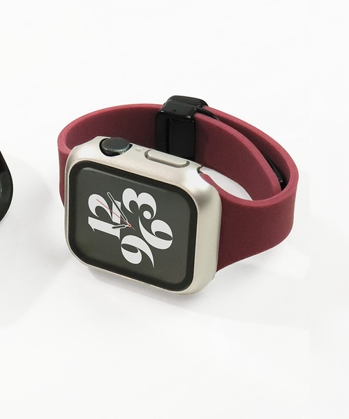 Urban Coral(アーバンコーラル)の「Apple Watch Band / アップルウォッチ マグネットバックルシリコンバンド / Urban Coral(デジタル腕時計・レディース・ワイン系/ブラック系その他/グレー系その他/ゴールド系その他2/ブラック系その他2/グリーン系その他/ゴールド系その他/グレー系その他2/グレー系その他3/グレー系その他4/グリーン系その他2・40mm/44mm)」の9枚目の写真