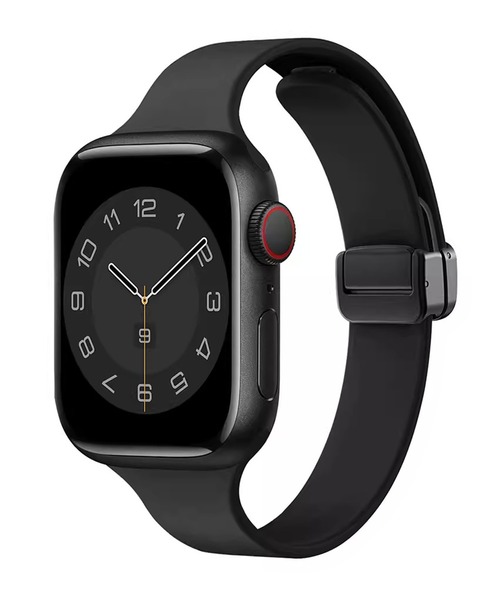 Urban Coral(アーバンコーラル)の「Apple Watch Band / アップルウォッチ マグネットバックルシリコンバンド / Urban Coral(デジタル腕時計・レディース・ワイン系/ブラック系その他/グレー系その他/ゴールド系その他2/ブラック系その他2/グリーン系その他/ゴールド系その他/グレー系その他2/グレー系その他3/グレー系その他4/グリーン系その他2・40mm/44mm)」の2枚目の写真