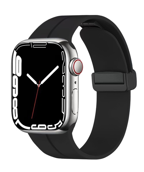 Urban Coral(アーバンコーラル)の「Apple Watch Band / アップルウォッチ マグネットバックルシリコンバンド / Urban Coral(デジタル腕時計・レディース・ワイン系/ブラック系その他/グレー系その他/ゴールド系その他2/ブラック系その他2/グリーン系その他/ゴールド系その他/グレー系その他2/グレー系その他3/グレー系その他4/グリーン系その他2・40mm/44mm)」の3枚目の写真