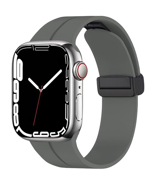 Urban Coral(アーバンコーラル)の「Apple Watch Band / アップルウォッチ マグネットバックルシリコンバンド / Urban Coral(デジタル腕時計・レディース・ワイン系/ブラック系その他/グレー系その他/ゴールド系その他2/ブラック系その他2/グリーン系その他/ゴールド系その他/グレー系その他2/グレー系その他3/グレー系その他4/グリーン系その他2・40mm/44mm)」の6枚目の写真