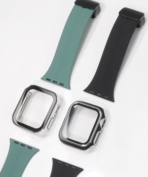 Urban Coral(アーバンコーラル)の「Apple Watch Band / アップルウォッチ マグネットバックルシリコンバンド / Urban Coral(デジタル腕時計・レディース・ワイン系/ブラック系その他/グレー系その他/ゴールド系その他2/ブラック系その他2/グリーン系その他/ゴールド系その他/グレー系その他2/グレー系その他3/グレー系その他4/グリーン系その他2・40mm/44mm)」の14枚目の写真