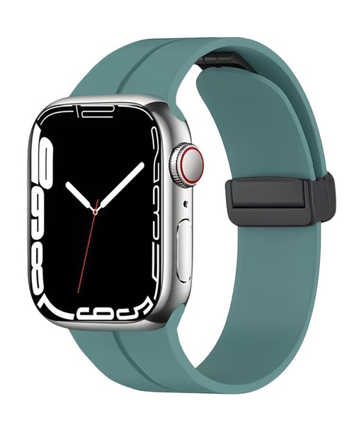 Urban Coral(アーバンコーラル)の「Apple Watch Band / アップルウォッチ マグネットバックルシリコンバンド / Urban Coral(デジタル腕時計・レディース・ワイン系/ブラック系その他/グレー系その他/ゴールド系その他2/ブラック系その他2/グリーン系その他/ゴールド系その他/グレー系その他2/グレー系その他3/グレー系その他4/グリーン系その他2・40mm/44mm)」の21枚目の写真