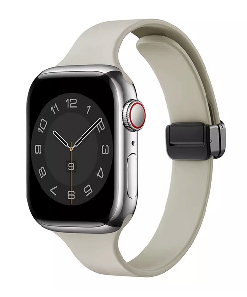 Urban Coral(アーバンコーラル)の「Apple Watch Band / アップルウォッチ マグネットバックルシリコンバンド / Urban Coral(デジタル腕時計・レディース・ワイン系/ブラック系その他/グレー系その他/ゴールド系その他2/ブラック系その他2/グリーン系その他/ゴールド系その他/グレー系その他2/グレー系その他3/グレー系その他4/グリーン系その他2・40mm/44mm)」の19枚目の写真