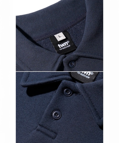 WV PROJECT（ダブリューブイプロジェクト）の「【TWN】Estbro Collar Sweatshirts/JYMT3610（スウェット・メンズ・ネイビー/ダークグリーン/ダークブラウン・L/M/3L/LL）」の10枚目の写真