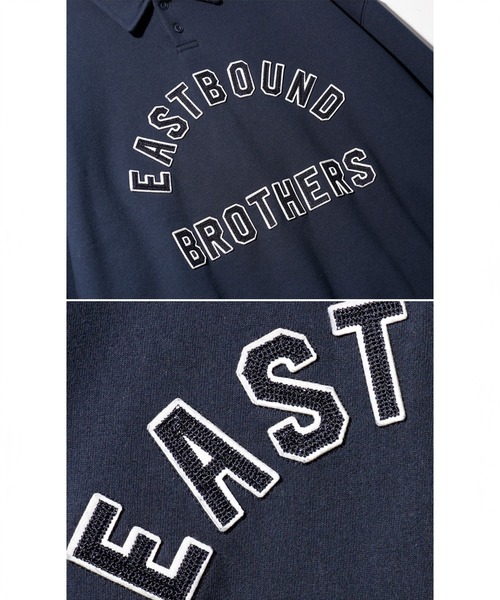 WV PROJECT（ダブリューブイプロジェクト）の「【TWN】Estbro Collar Sweatshirts/JYMT3610（スウェット・メンズ・ネイビー/ダークグリーン/ダークブラウン・L/M/3L/LL）」の11枚目の写真