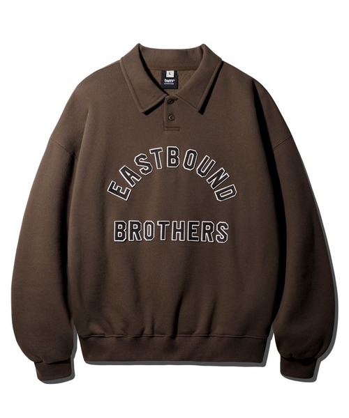 WV PROJECT（ダブリューブイプロジェクト）の「【TWN】Estbro Collar Sweatshirts/JYMT3610（スウェット・メンズ・ネイビー/ダークグリーン/ダークブラウン・L/M/3L/LL）」の15枚目の写真