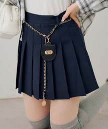 continuer de NICE CLAUP | チャーム付プリーツミニスカート(スカート)
