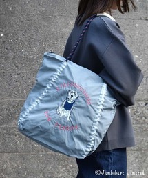 Jimbobart（ジムボバート）の「ジムボバートロープ刺繍クシャっとトート（トートバッグ）」