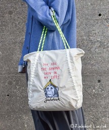 Jimbobart（ジムボバート）の「ジムボバートロープ刺繍クシャっとトート（トートバッグ）」