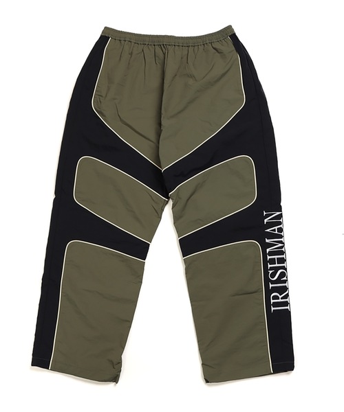 IRISHMAN(アイリッシュマン)の「【AERO】Nylon Wide Pants / 強撥水ナイロンワイドパンツ(UNISEX)(その他パンツ・メンズ・カーキ/ブラック・L/M/S/XL)」の14枚目の写真