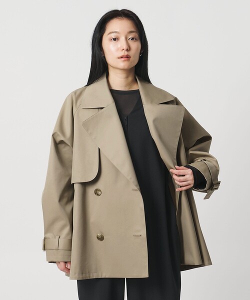 MARW UNITED ARROWS ミドルトレンチコート モカ 34 MARW UNITED ARROWS＞ミドル トレンチコート（トレンチコート）｜MARW