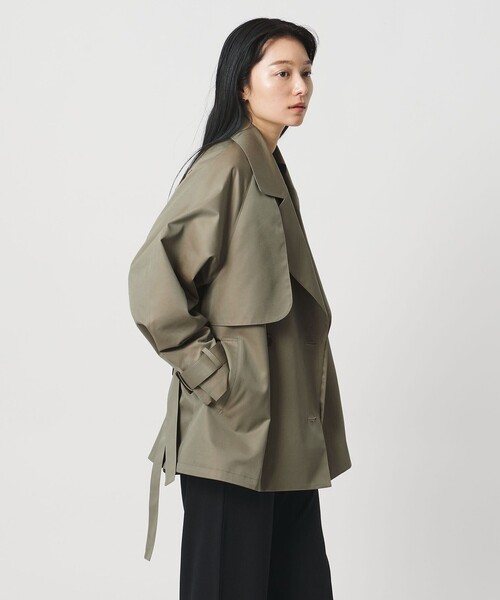 MARW UNITED ARROWS（マルゥ ユナイテッドアローズ）の「＜MARW UNITED ARROWS＞ミドル トレンチコート（トレンチコート・レディース・ブラック/ベージュ/モカ・34/36/38）」の7枚目の写真