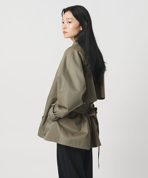 MARW UNITED ARROWS（マルゥ ユナイテッドアローズ）の「＜MARW UNITED ARROWS＞ミドル トレンチコート（トレンチコート・レディース・ブラック/ベージュ/モカ・34/36/38）」の8枚目の写真