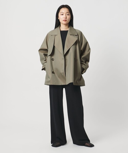 MARW UNITED ARROWS（マルゥ ユナイテッドアローズ）の「＜MARW UNITED ARROWS＞ミドル トレンチコート（トレンチコート・レディース・ブラック/ベージュ/モカ・34/36/38）」の9枚目の写真