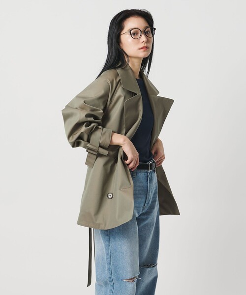 MARW UNITED ARROWS（マルゥ ユナイテッドアローズ）の「＜MARW UNITED ARROWS＞ミドル トレンチコート（トレンチコート・レディース・ブラック/ベージュ/モカ・34/36/38）」の10枚目の写真