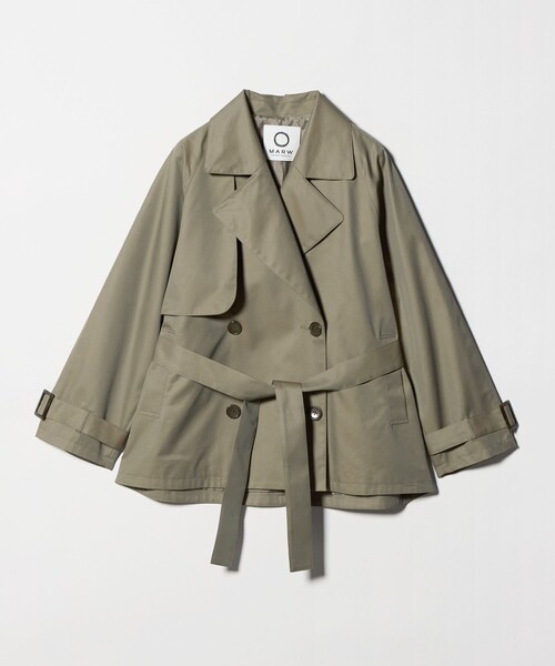 MARW UNITED ARROWS（マルゥ ユナイテッドアローズ）の「＜MARW UNITED ARROWS＞ミドル トレンチコート（トレンチコート・レディース・ブラック/ベージュ/モカ・34/36/38）」の16枚目の写真
