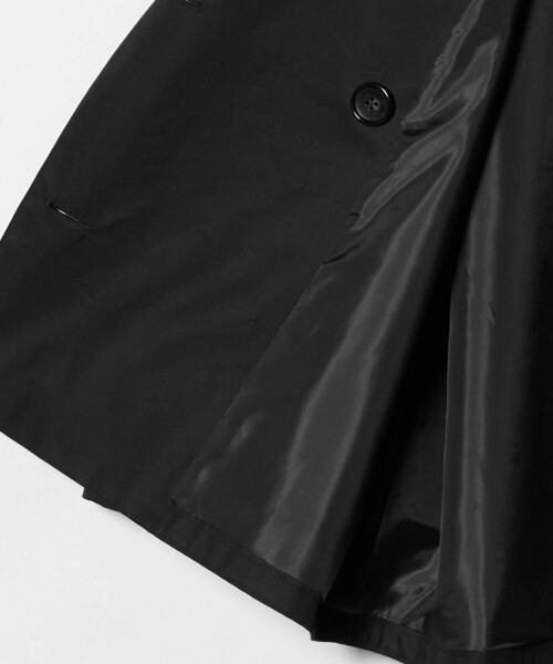 MARW ユナイテッドアローズ　ブラック ミドルトレンチコート MARW UNITED ARROWS（マルゥ ユナイテッドアローズ） トレンチコート