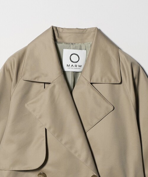 ＜MARW UNITED ARROWS＞ミドル トレンチコート MARW UNITED ARROWS＞ミドル トレンチコート
