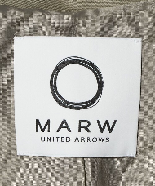 MARW UNITED ARROWS(マルゥ ユナイテッドアローズ)の「<MARW UNITED ARROWS>ミドル トレンチコート(トレンチコート・レディース・ブラック/ベージュ/モカ・34/36/38)」の12枚目の写真