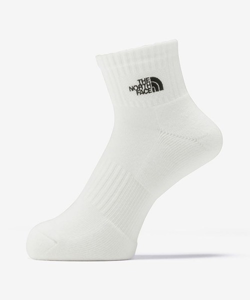 THE NORTH FACE(ザノースフェイス)の「THE NORTH FACE/ザ・ノース・フェイス ソックス TNF LOGO 2足組 ANKLE NN82611(ソックス/靴下・メンズ・イエロー/グレー/ブラック/ホワイト・M/S/L)」の6枚目の写真