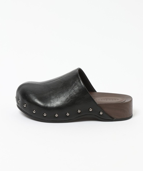 LOWRYS FARM（ローリーズファーム）の「ウッドサンダル 637756（サンダル・レディース・ブラウン/ブラック・MEDIUM/LARGE）」の5枚目の写真