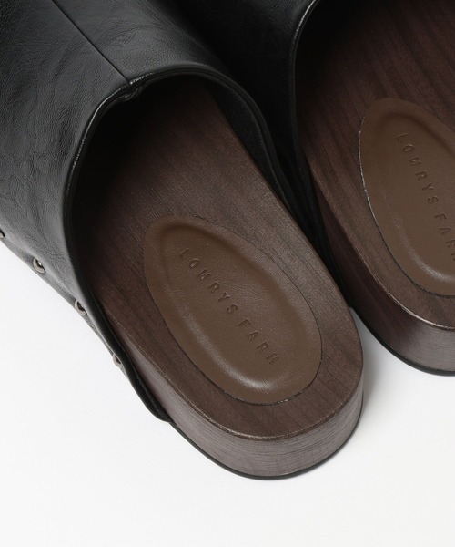 LOWRYS FARM（ローリーズファーム）の「ウッドサンダル 637756（サンダル・レディース・ブラウン/ブラック・MEDIUM/LARGE）」の14枚目の写真