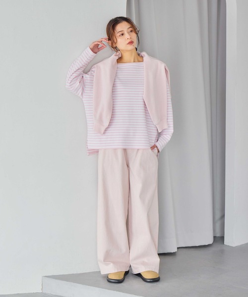 studio CLIP（スタディオクリップ）の「【一部サイズ予約】ギャザーカラーチノパンツ[プチ・プラスサイズあり]（チノパンツ・レディース・イエロー/ピンク/ライトブルー・FREE）」の9枚目の写真