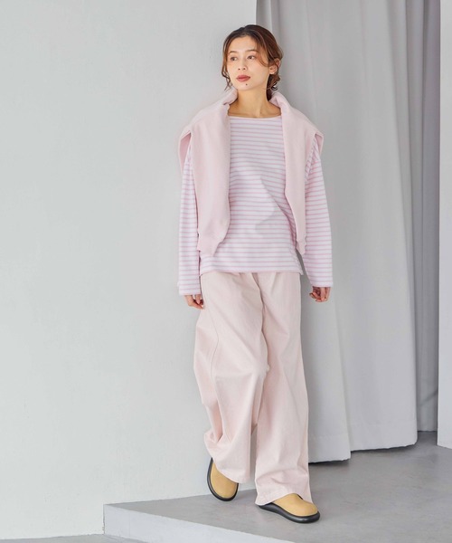 studio CLIP（スタディオクリップ）の「【一部サイズ予約】ギャザーカラーチノパンツ[プチ・プラスサイズあり]（チノパンツ・レディース・イエロー/ピンク/ライトブルー・FREE）」の11枚目の写真