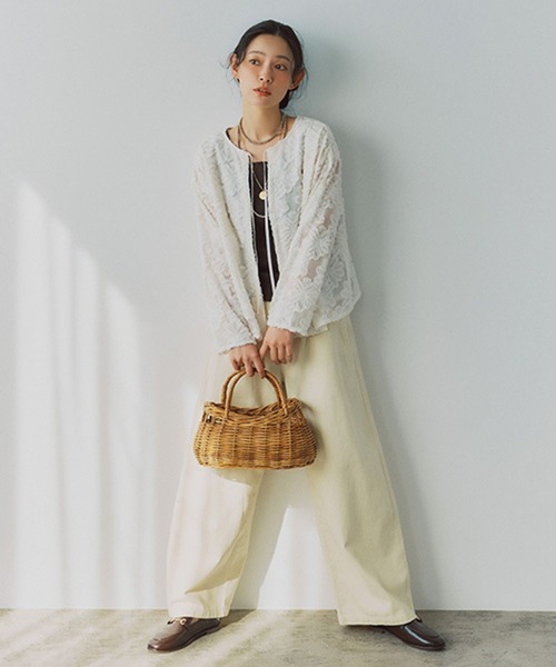 studio CLIP（スタディオクリップ）の「【一部サイズ予約】ギャザーカラーチノパンツ[プチ・プラスサイズあり]（チノパンツ・レディース・イエロー/ピンク/ライトブルー・FREE）」の18枚目の写真