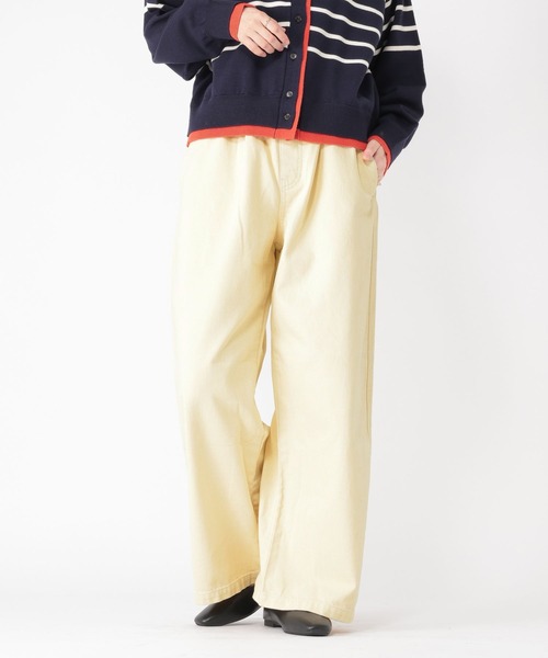 studio CLIP（スタディオクリップ）の「【一部サイズ予約】ギャザーカラーチノパンツ[プチ・プラスサイズあり]（チノパンツ・レディース・イエロー/ピンク/ライトブルー・FREE）」の19枚目の写真