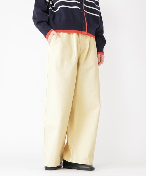 studio CLIP（スタディオクリップ）の「【一部サイズ予約】ギャザーカラーチノパンツ[プチ・プラスサイズあり]（チノパンツ・レディース・イエロー/ピンク/ライトブルー・FREE）」の20枚目の写真