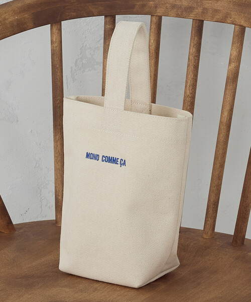 MONO　COMME CA（モノコムサ）の「キャンバスハンドルバッグ（ハンドバッグ・レディース・キナリ/ベージュ・FREE）」の10枚目の写真