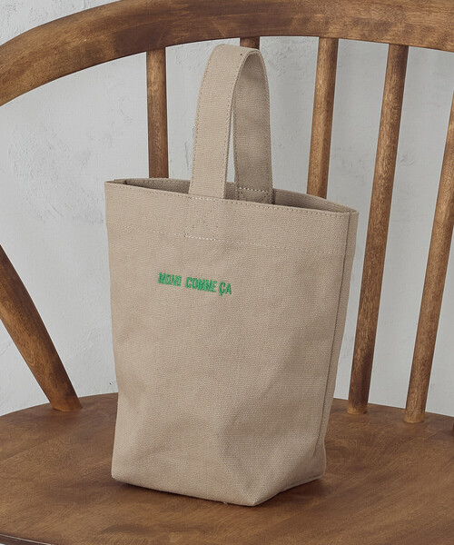 MONO　COMME CA（モノコムサ）の「キャンバスハンドルバッグ（ハンドバッグ・レディース・キナリ/ベージュ・FREE）」の11枚目の写真