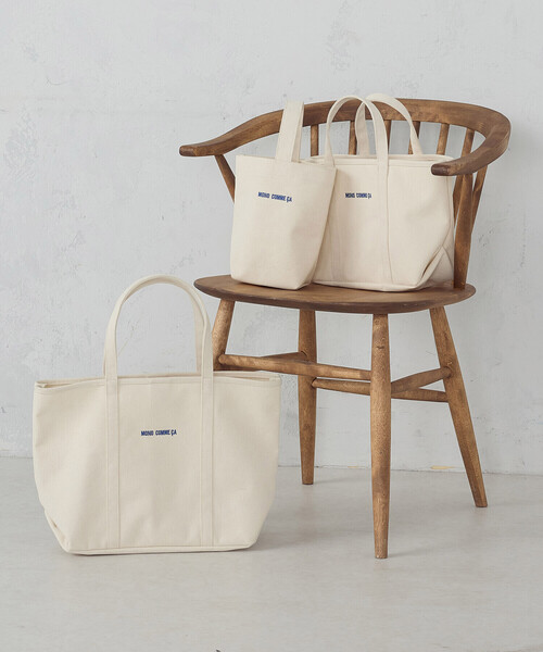 MONO　COMME CA（モノコムサ）の「キャンバスハンドルバッグ（ハンドバッグ・レディース・キナリ/ベージュ・FREE）」の13枚目の写真