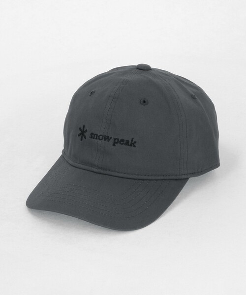 Snow Peak(スノーピーク)の「<snow peak>ロゴ キャップ(キャップ・メンズ・ブラック/ダークグレー・2)」の3枚目の写真