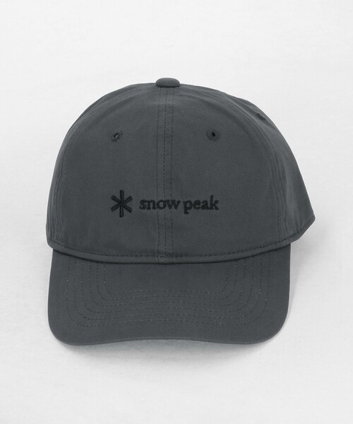 Snow Peak(スノーピーク)の「<snow peak>ロゴ キャップ(キャップ・メンズ・ブラック/ダークグレー・2)」の4枚目の写真