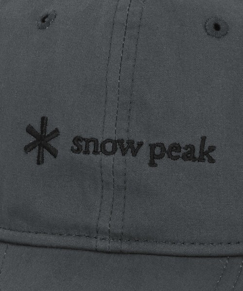 Snow Peak(スノーピーク)の「<snow peak>ロゴ キャップ(キャップ・メンズ・ブラック/ダークグレー・2)」の10枚目の写真